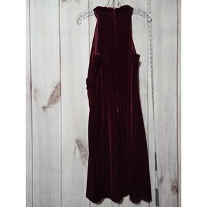 Vince Camuto Burgundy Long Sleeve Dress